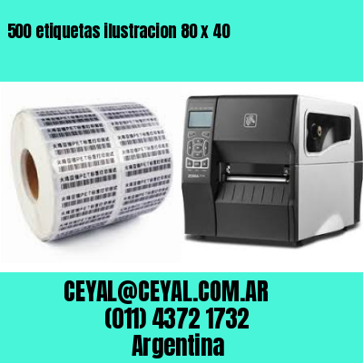 500 etiquetas ilustracion 80 x 40
