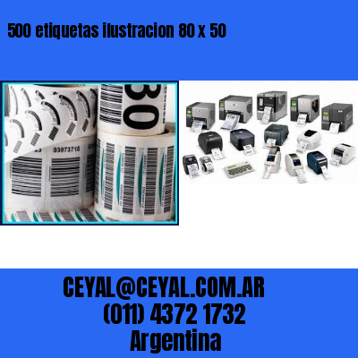 500 etiquetas ilustracion 80 x 50
