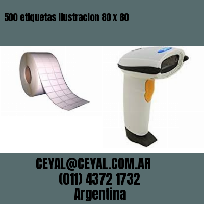 500 etiquetas ilustracion 80 x 80