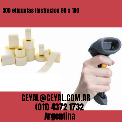 500 etiquetas ilustracion 90 x 100