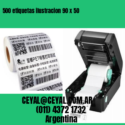 500 etiquetas ilustracion 90 x 50