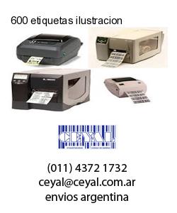 600 etiquetas ilustracion
