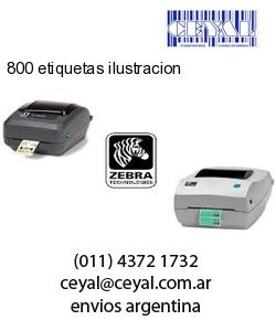 800 etiquetas ilustracion