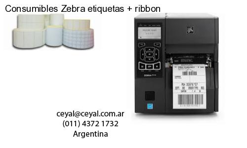 Consumibles Zebra etiquetas   ribbon