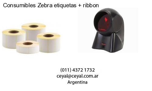 Consumibles Zebra etiquetas ribbon