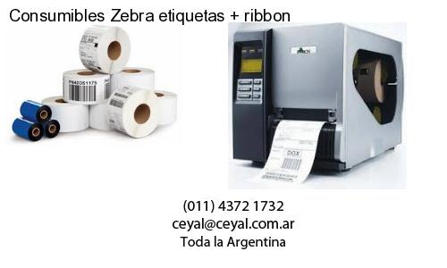 Consumibles Zebra etiquetas   ribbon