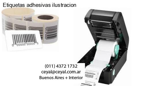 Etiquetas adhesivas ilustracion