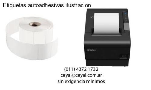 Etiquetas autoadhesivas ilustracion