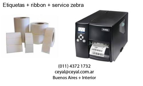 Etiquetas   ribbon   service zebra