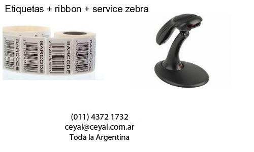 Etiquetas   ribbon   service zebra