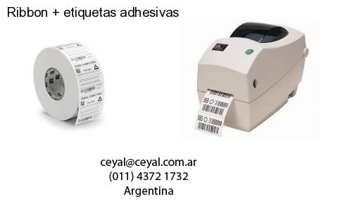 Ribbon etiquetas adhesivas