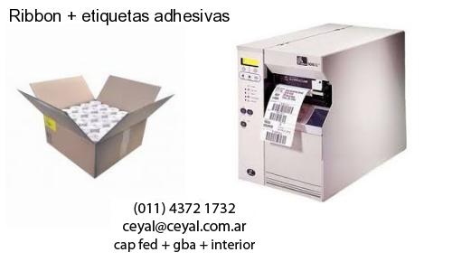 Ribbon etiquetas adhesivas