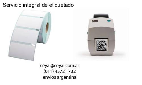 Servicio integral de etiquetado