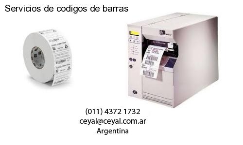 Servicios de codigos de barras