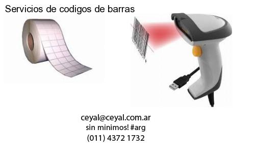 Servicios de codigos de barras
