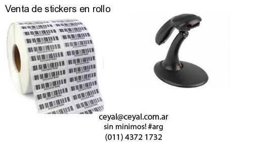 Venta de stickers en rollo