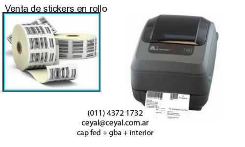 Venta de stickers en rollo