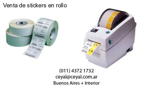 Venta de stickers en rollo