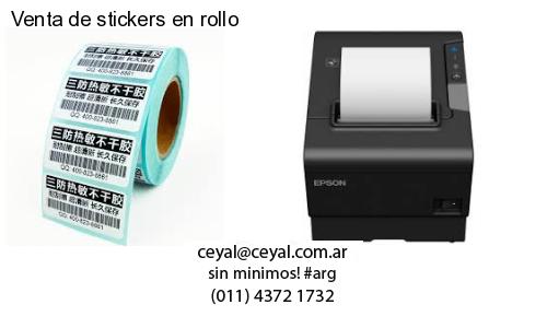 Venta de stickers en rollo
