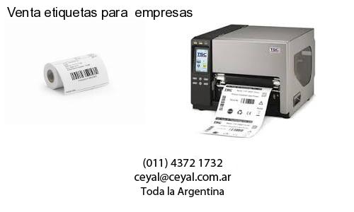 Venta etiquetas para empresas