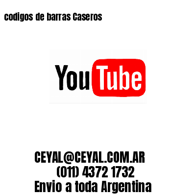 codigos de barras Caseros