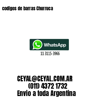codigos de barras Churruca