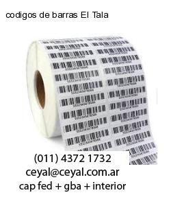 codigos de barras El Tala