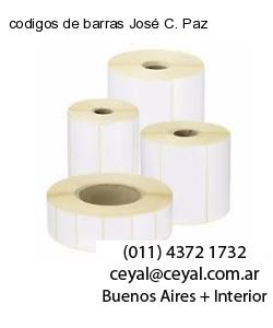 codigos de barras José C. Paz