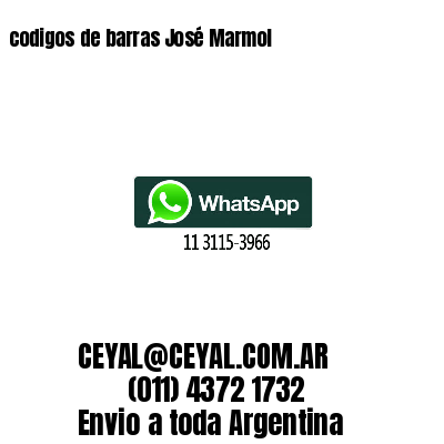 codigos de barras José Marmol