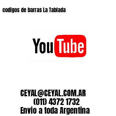 codigos de barras La Tablada