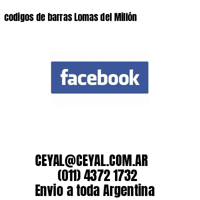 codigos de barras Lomas del Millón