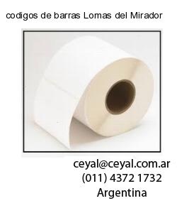 codigos de barras Lomas del Mirador