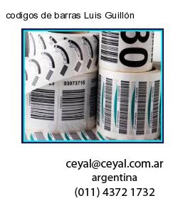 codigos de barras Luis Guillón