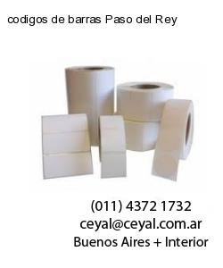 codigos de barras Paso del Rey