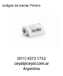 codigos de barras Piñeiro