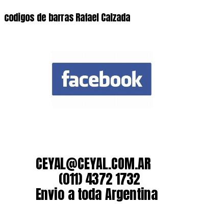 codigos de barras Rafael Calzada