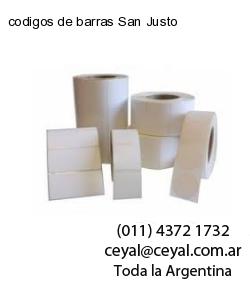 codigos de barras San Justo