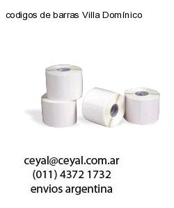 codigos de barras Villa Domínico