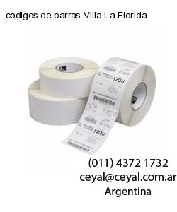 codigos de barras Villa La Florida