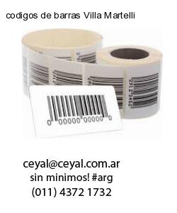 codigos de barras Villa Martelli