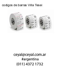 codigos de barras Villa Tesei
