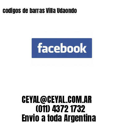 codigos de barras Villa Udaondo