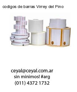 codigos de barras Virrey del Pino