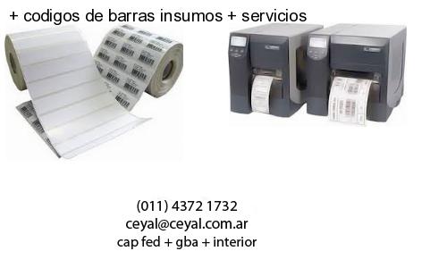   codigos de barras insumos   servicios