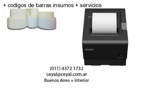   codigos de barras insumos   servicios