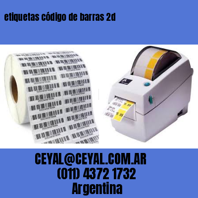 etiquetas código de barras 2d