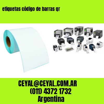 etiquetas código de barras qr