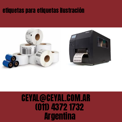 etiquetas para etiquetas ilustración