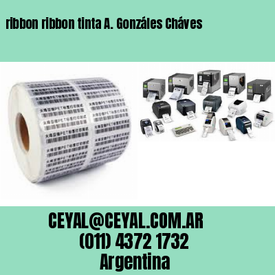 ribbon ribbon tinta A. Gonzáles Cháves