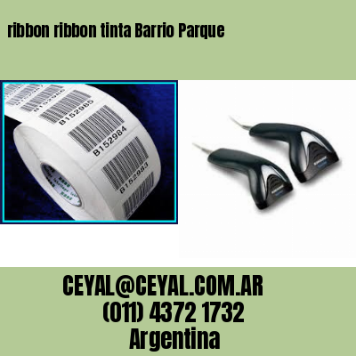 ribbon ribbon tinta Barrio Parque